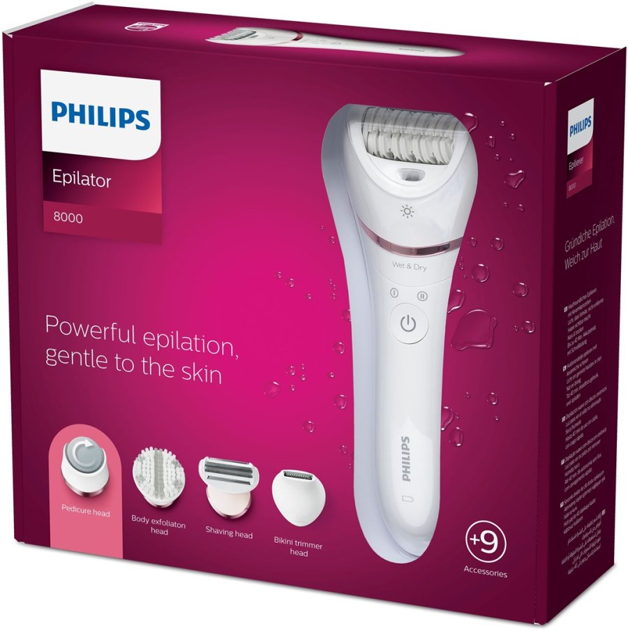 Philips Epilator Series 8000 BRE740/10 Wet & Dry-epilator #4