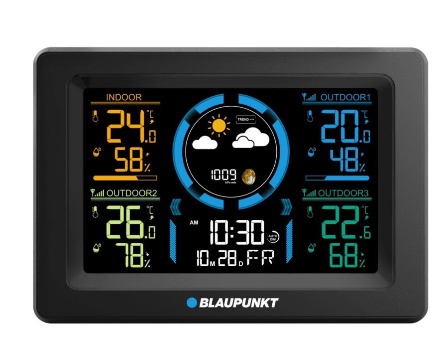 Vejrstation med 3 eksterne sensorer Blaupunkt WS40BK #5