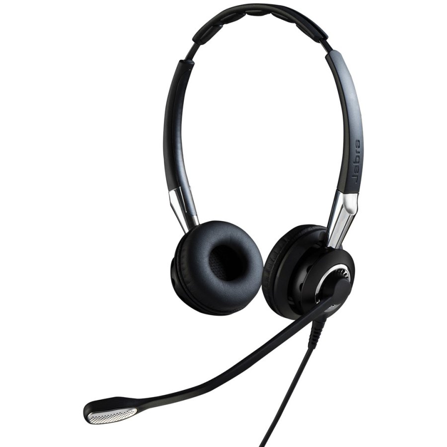 Jabra BIZ 2400 II Headset Ledningsf�rt Kontor/Callcenter Sort, S�lv #1