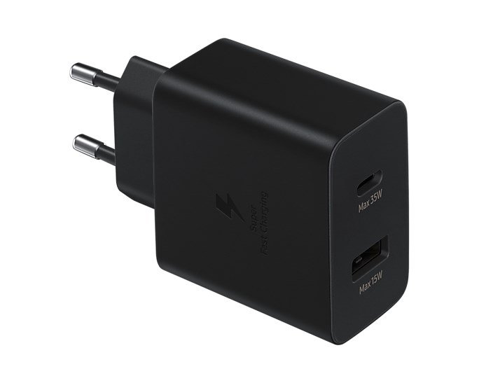 Samsung EP-TA220NBEGEU oplader til mobil enhed Hovedtelefoner, Headset, Laptop, Smartphone, SmartWatch, Tablet Sort Vekselstrm Indendrs #1