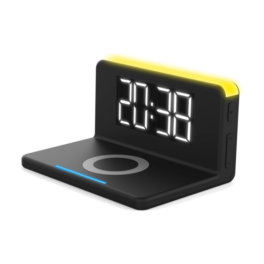 Terratec ChargeAir Digital alarmur Sort, Gul #4