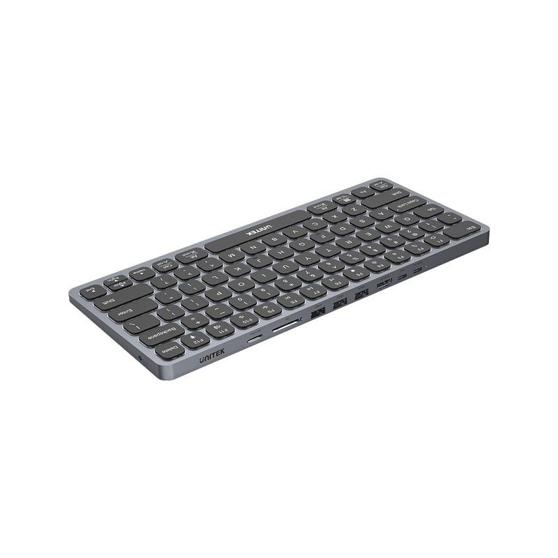 UNITEK D1092A tastatur USB US International Gr� #1