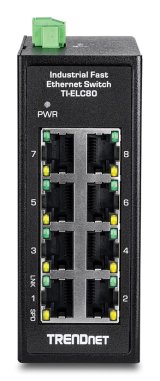 Trendnet TI-ELC80 netv�rksswitch Ikke administreret Fast Ethernet (10/100) Sort #3