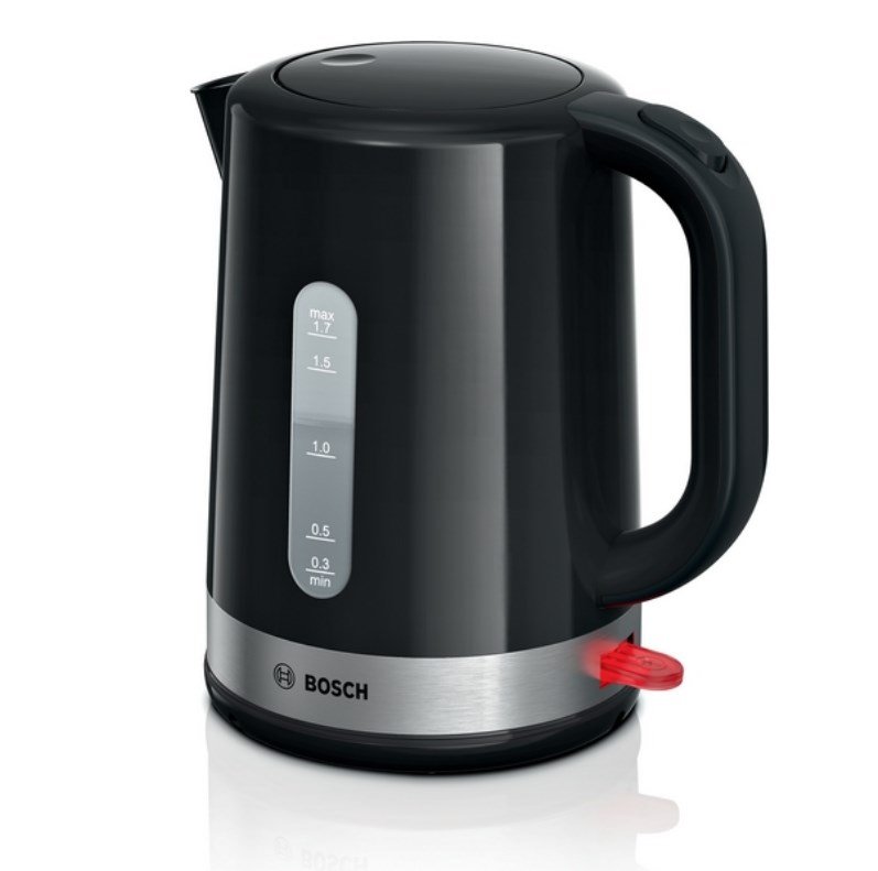 Bosch TWK6A513 elkedel 1,7 L 2200 W Sort, Rustfrit stl #1