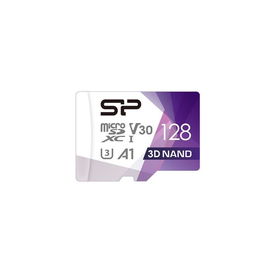 Silicon Power Superior Pro Colorful hukommelseskort 128 GB MicroSDXC Klasse 10 UHS-I + SD-adapter (SP128GBSTXDU3V20AB) #2