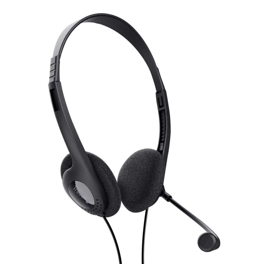 Trust 21665 hovedtelefoner/headset Ledningsfrt I rerne Opkald/musik Sort #2