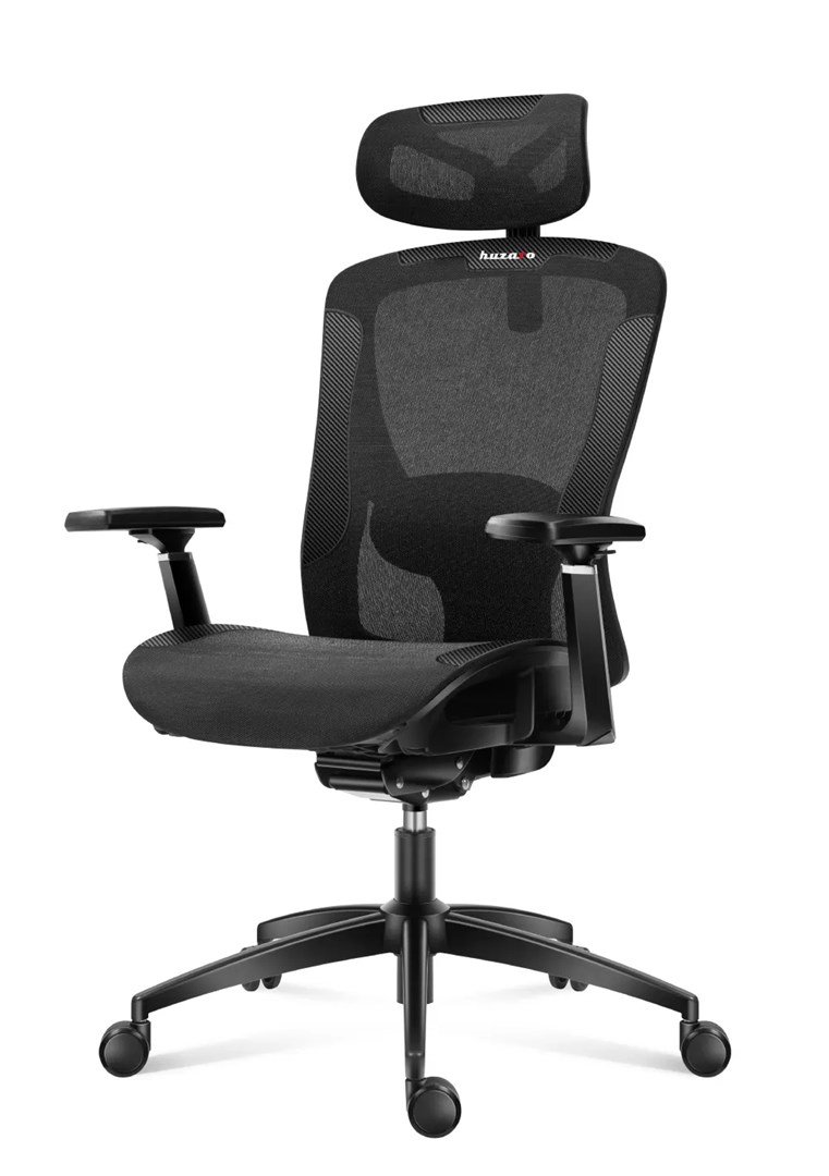 Huzaro Combat 7.3 Black Mesh gaming-stol #2