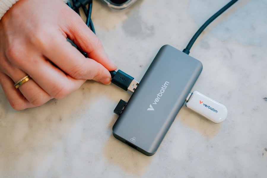 Verbatim 32157 interface hub USB 3.2 Gen 1 (3.1 Gen 1) Type-C 5000 Mbit/s Gr #4