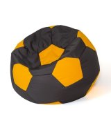 Puf GO GIFT Gul Sort Oxford #1