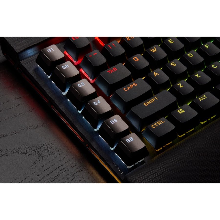 Corsair K100 RGB Optical-Mechanical Gaming tastatur Spil USB QWERTZ Tysk Sort #11