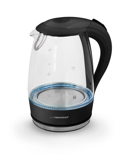 Esperanza EKK011K elkedel 1,7 L glas/sort 2200 W #3