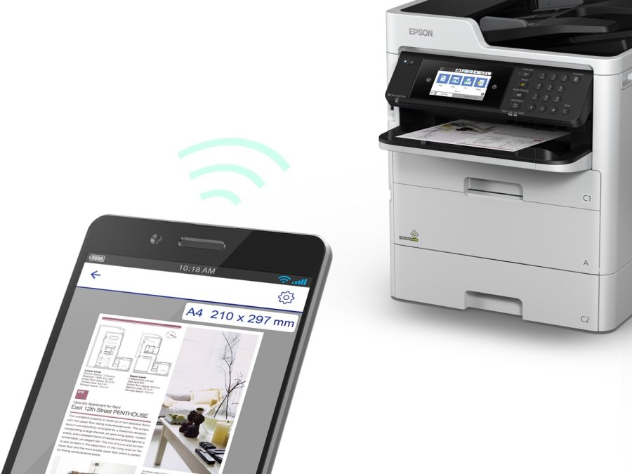 Epson WorkForce Pro WF-C579RDTWF Inkjet A4 4800 x 1200 dpi 34 sider pr. minut Wi-Fi #4