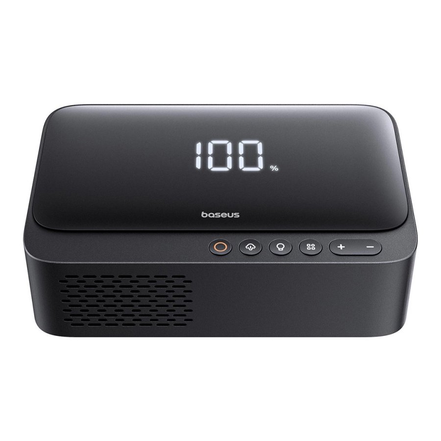 Baseus Super Energy BS-CH013 4in1 - startbooster med lommelygte, 6000 mAh powerbank, kompressor (sort) #5