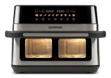 G3 Ferrari G10223 frituregryde Dobbelt 12 L Enkeltst�ende 2200 W Varmluftsteger Sort, Rustfrit st�l #2
