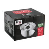 Resto Kitchenware Anser 2,5 L Rund Sort, Rustfrit stl #52