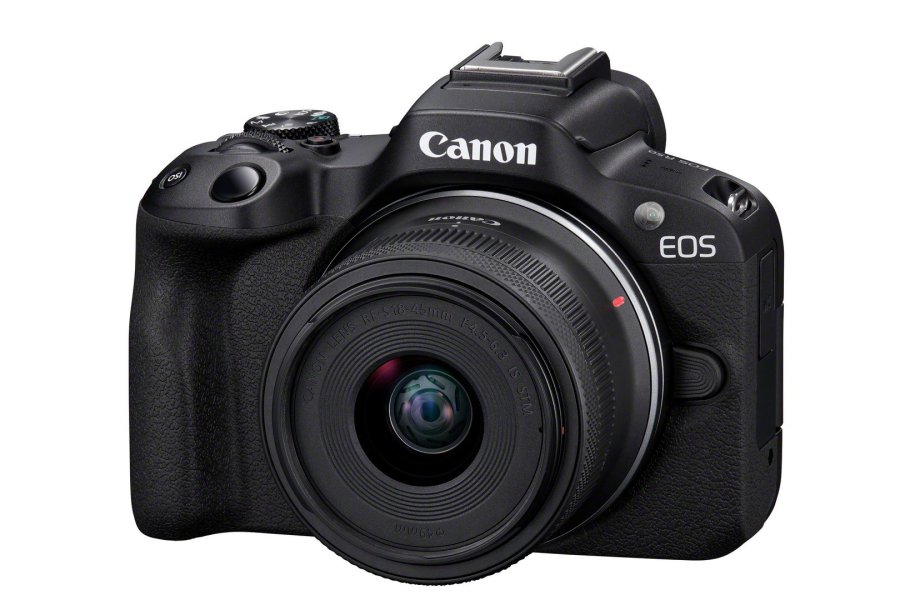 Canon EOS R50, Black + RF-S 18-45mm F4.5-6.3 IS STM Kit MILC 24,2 MP CMOS 6000 x 4000 pixel Sort #4