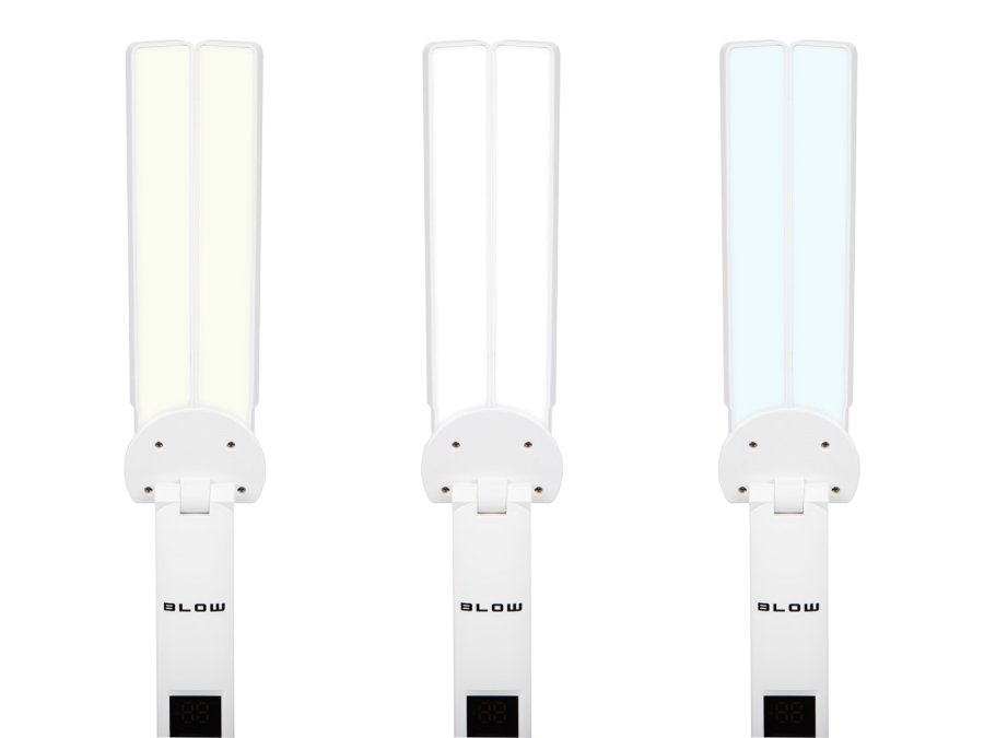 LB-24 LED skrivebordslampe med ur #3