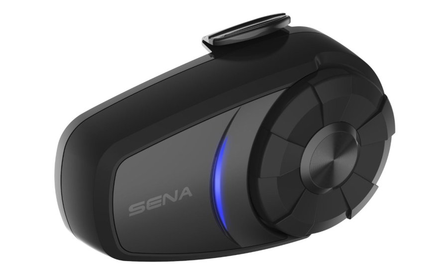 Sena 10S-01D motorcykel samtaleanlg 4 kanaler 1600 m Sort #3