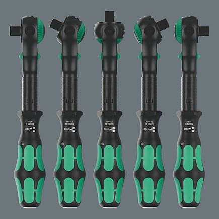 Wera 05135881001 rachet skruengle 1 stk Sort, Grn #5