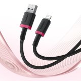 Baseus Dura Type A til IP 2,4A hurtigopladningskabel Sort, Rd #7