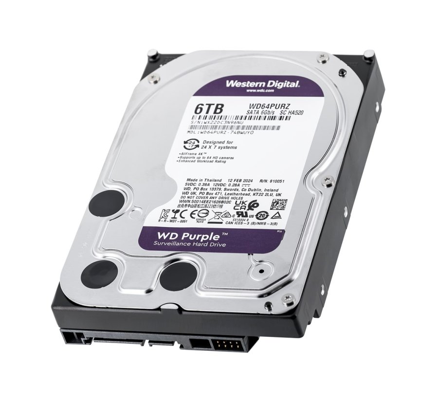 Western Digital WD64PURZ harddisk 3.5