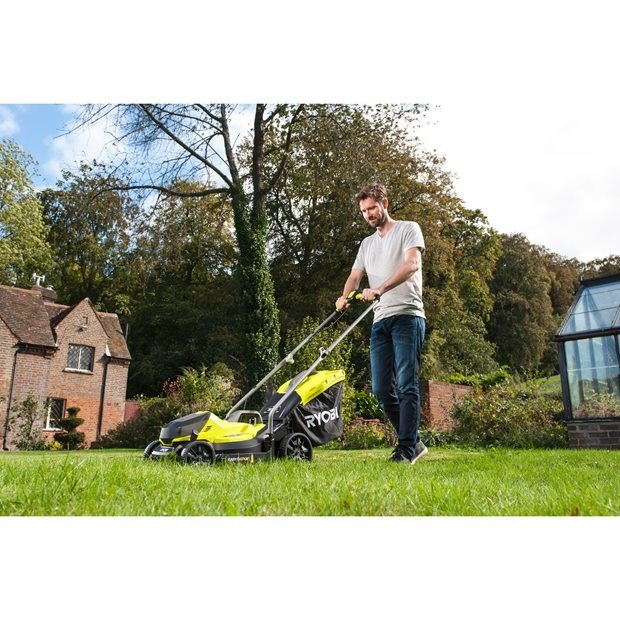 Ryobi OLM1833B plneklipper Skubbe plneklipper Batteri Sort, Grn #8