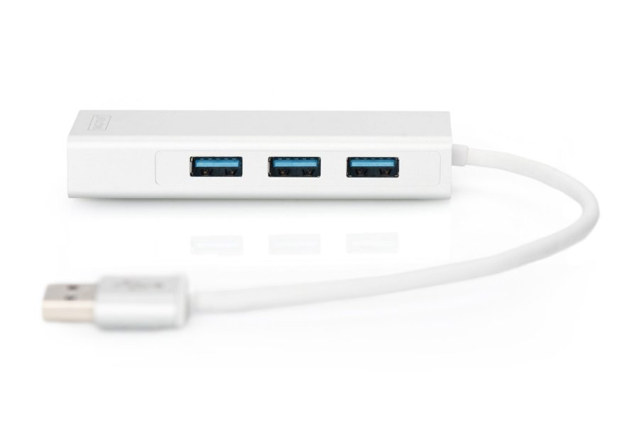 Digitus DA-70250-1 dockingstation USB 3.2 Gen 1 (3.1 Gen 1) Type-A Slv, Hvid #5