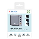 Verbatim GNC-140 GaN Charg. 140W 3xUSB-C PD, 1xUSB-A QC 3.0 32203 #8