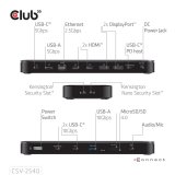CLUB3D 14-1 USB-C Quad Display Docking Station USB4 #4