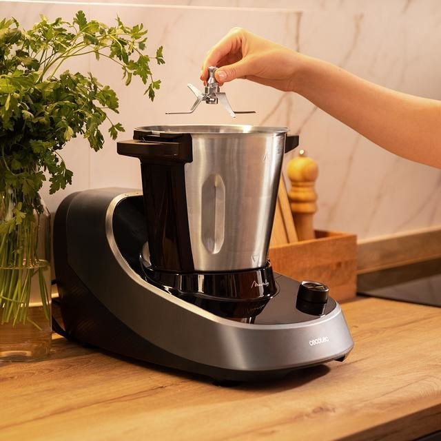Cecotec 04341 foodprocessor 1600 W 3,3 L Sort, Rustfrit st�l Indbyggede v�gte #10