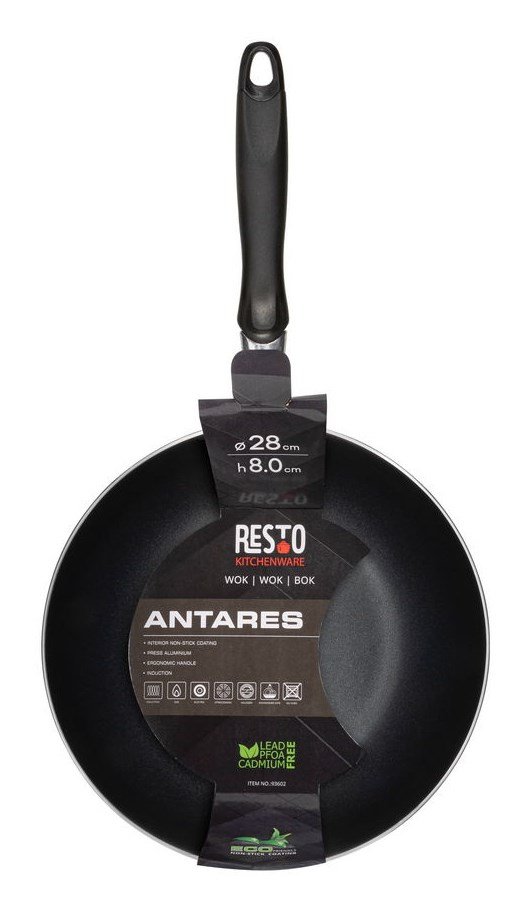 Resto Kitchenware 93602 stegepande Wok/Stirfry pande Rund #19
