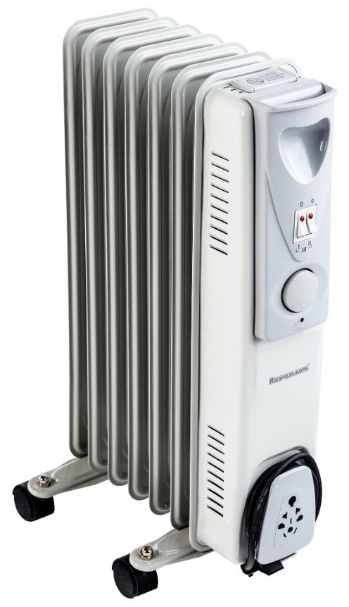 Ravanson OH-07 varmeapparat Indendrs Gr 1500 W Olie elektrisk omrdevarmer #1