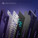 Dark Project ALU87B Celestial, G3MS Voidstone Switch, UK/DE/AT/ES/IT/FI/NO/SE/DK tastatur Spil USB QWERTZ Dansk, Engelsk, Tysk, Italiensk, Nordisk, Norsk, Spansk, Svensk, UK engelsk Lilla #22