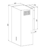 Akpo WK-12 Carmen hvid halvmat T800 line�r LED emh�tte #2