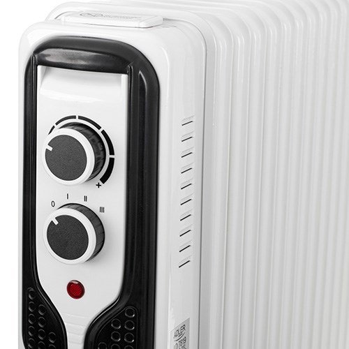 Adler AD 7819 varmeapparat Indendrs Hvid 2500 W Olie elektrisk omrdevarmer #5