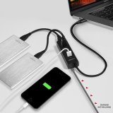 Axagon HUE-S2C interface hub USB 3.2 Gen 1 (3.1 Gen 1) Type-A 5000 Mbit/s Sort #11
