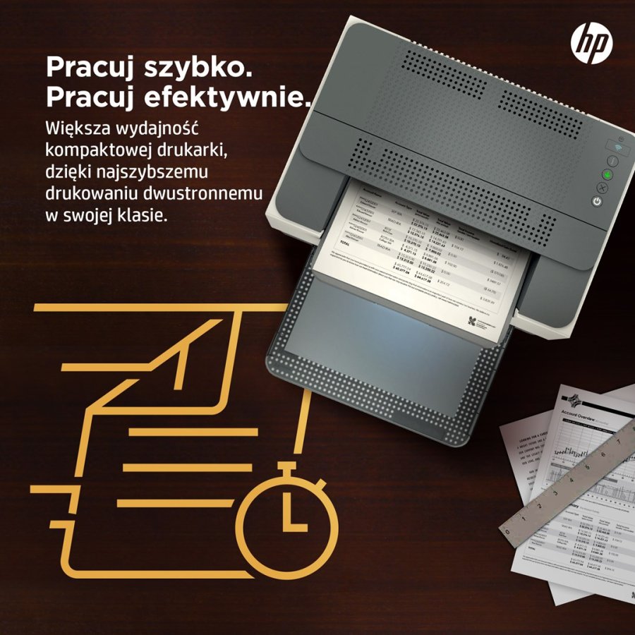 HP LaserJet HP M209dwe Printer, Sort og hvid, Printer til Sm kontorer, Print, Trdls forbindelse; HP+; Kompatibel med HP Instant ink; Tosidet print; JetIntelligence-patron; #14
