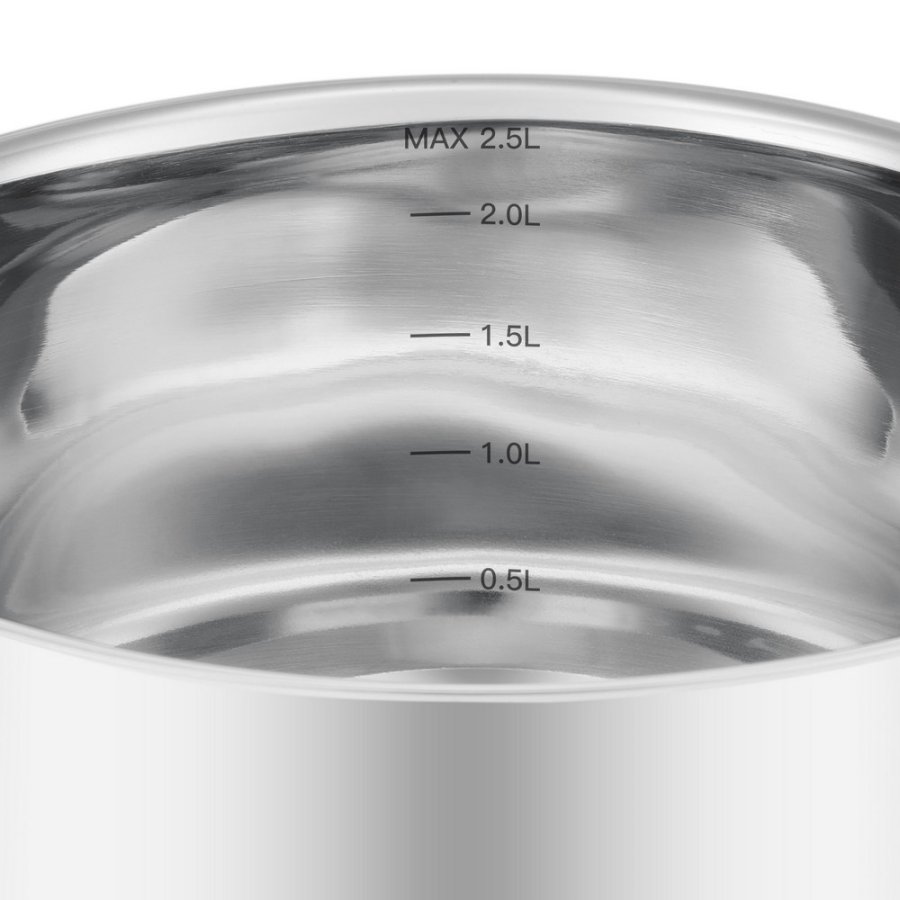 Resto Kitchenware Anser 2,5 L Rund Sort, Rustfrit stl #46