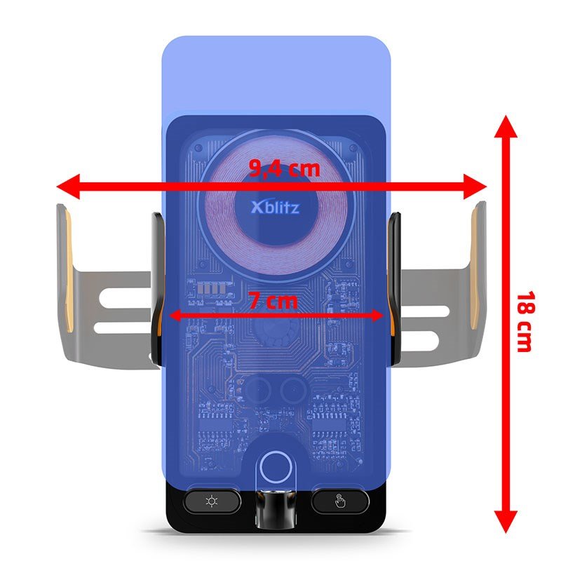 Esperanza EMH133 Bilholder til telefoner/tablets sort #2
