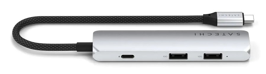Satechi 4-in-1 USB-C Slim Adapter 4K - silver #3