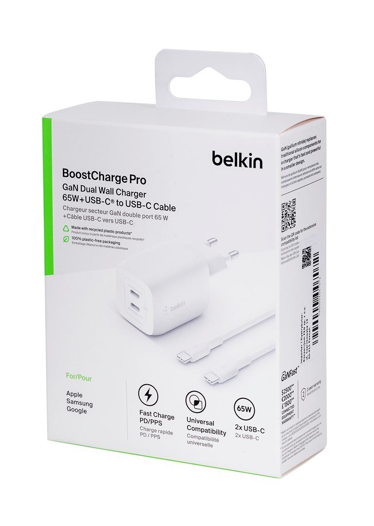 Belkin WCH013vf2MWH-B6 Laptop, Smartphone Hvid Vekselstrm Hurtig opladning Indendrs #2