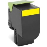 Lexmark 80C2SYE tonerpatron 1 stk Original Gul #1