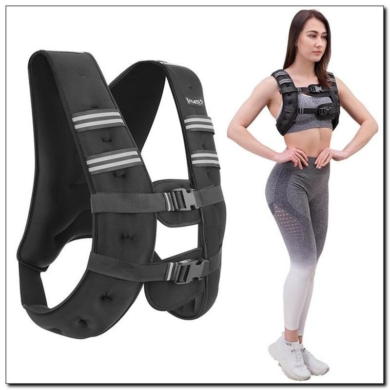 HMS Fitness KTO08 vgtvest 8 kg Neopren, Sand Sort #11