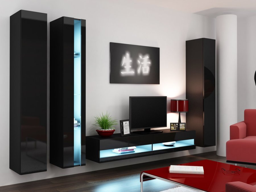Cama RTVVIGO140N c/c TV stativ & underholdningscenter 2 hylder #9