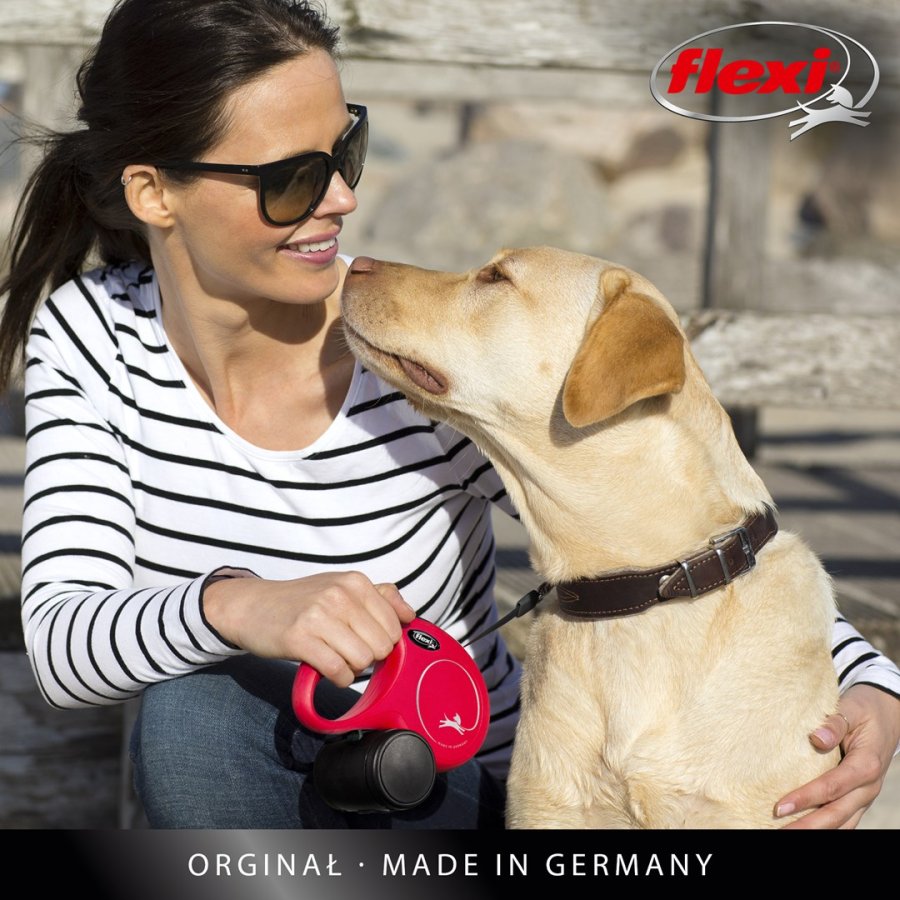 Flexi New CLASSIC 8 m Sort Hund Fleksibel hundesnor #6