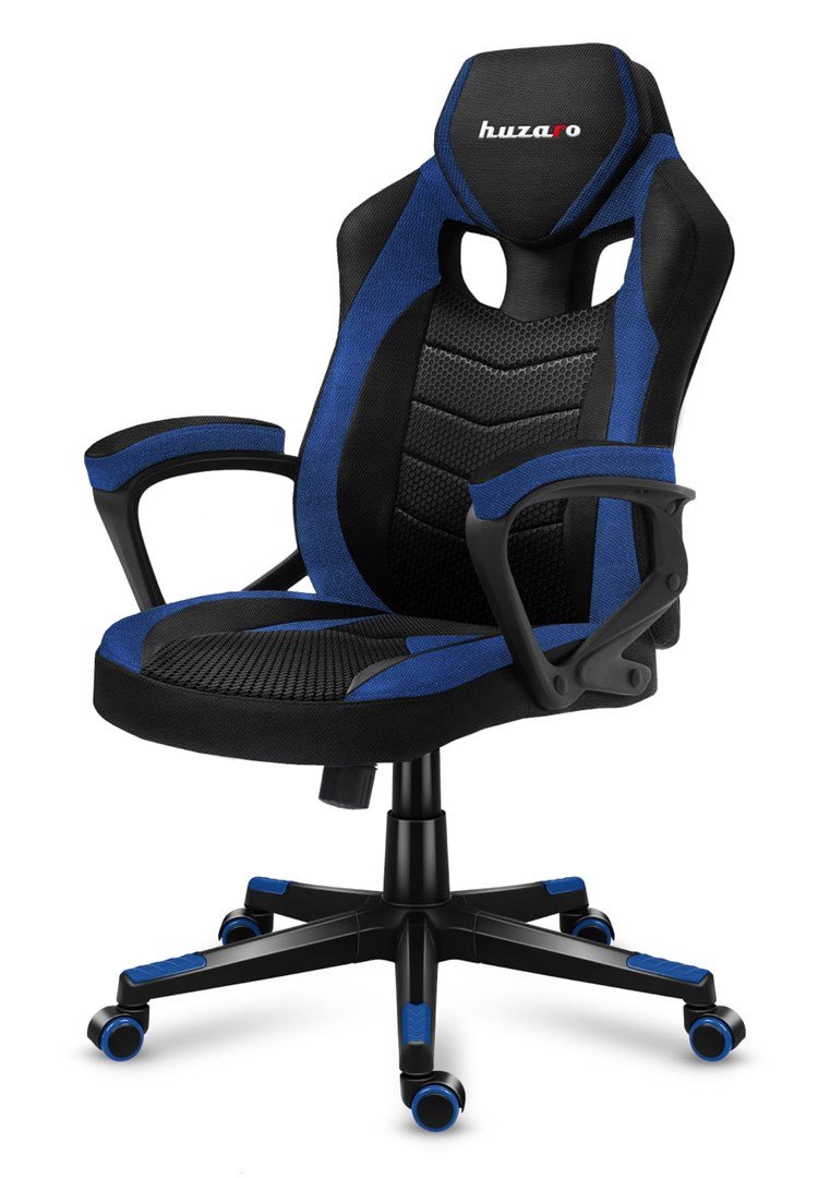 Huzaro FORCE 2.5 BLUE  MESH Gaming lnestol Trdsde Sort, Bl #5