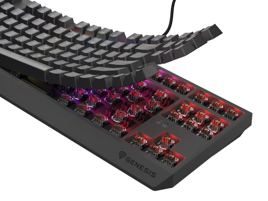 GENESIS Thor 230 TKL tastatur Spil USB QWERTY US engelsk Sort #18