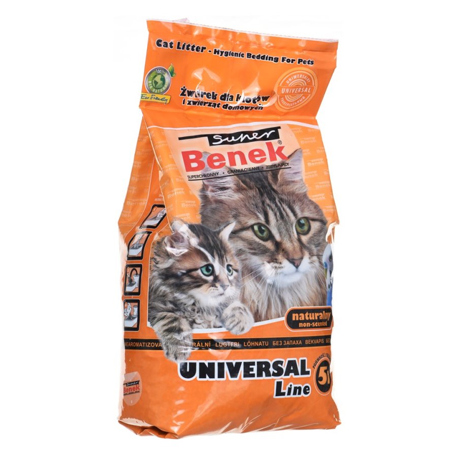 SUPER BENEK UNIVERSAL Kattegrus Bentonit grus Naturlig 5 l #1
