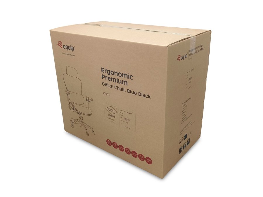 Equip 651050 Computermbel og kontorstol Trdsde Rygln i net #7