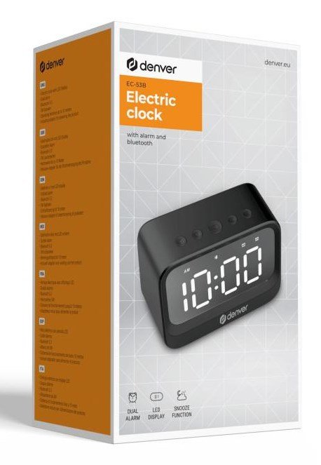 Denver EC-53B vkkeur Digital alarmur Sort #6